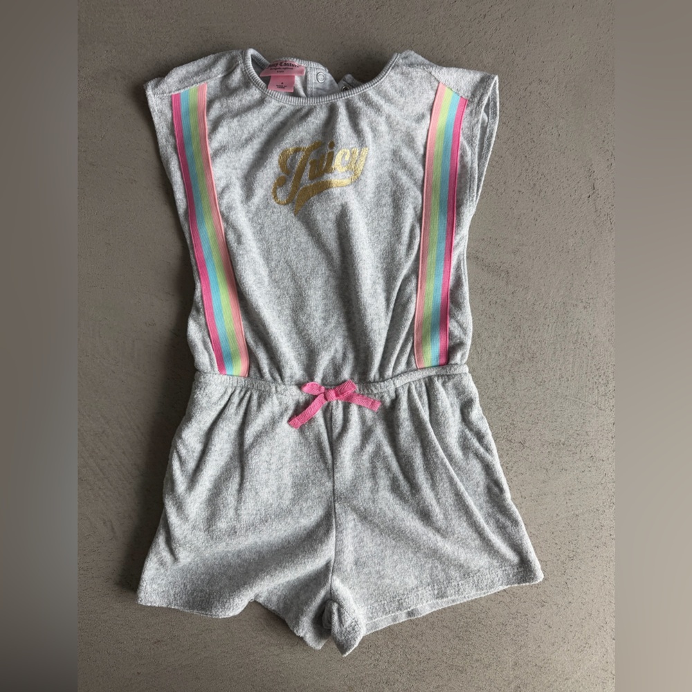 Juicy Couture Gray Knit romper